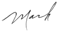 Mark's signature